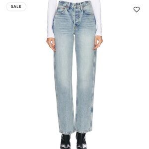 Re done 90s high rise loose jeans denim size 28 brand new